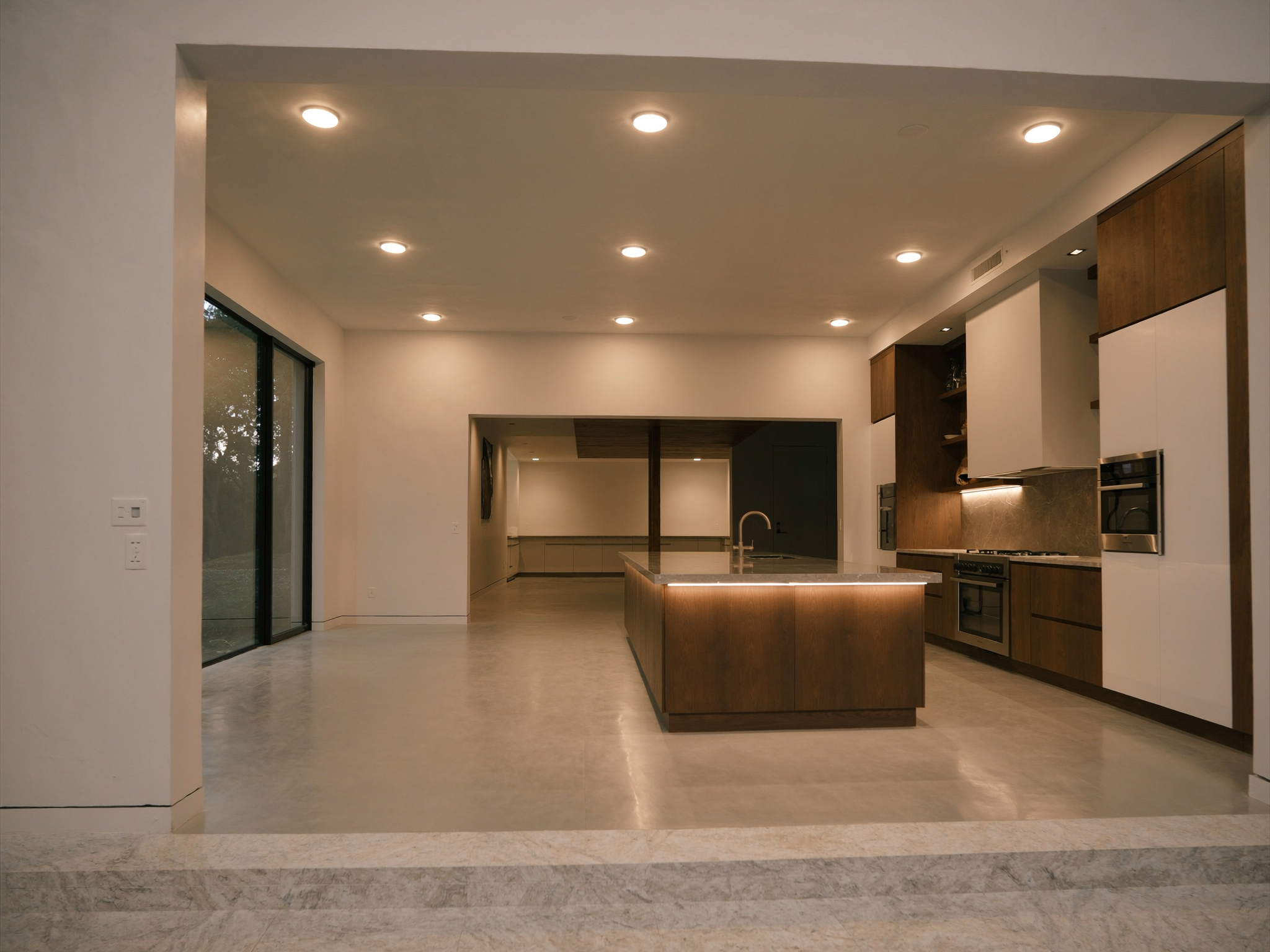 Kitchen & lighting — Kitchen rewired, lights swapped to LED
